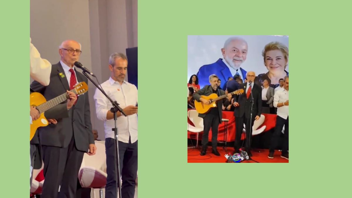 VÍDEO: Suplicy canta "Eu sei que vou te amar" no ato de filiação de Marta ao PT