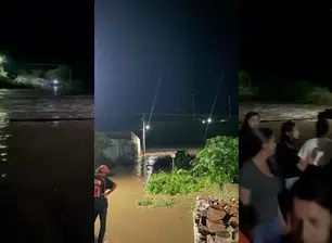 Água da chuva invade casas em Caridade do Piauí