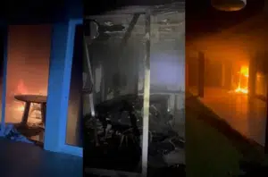 Casa de novo presidente do União Brasil é incendiada em meio a conflito no partido(Reprodução)