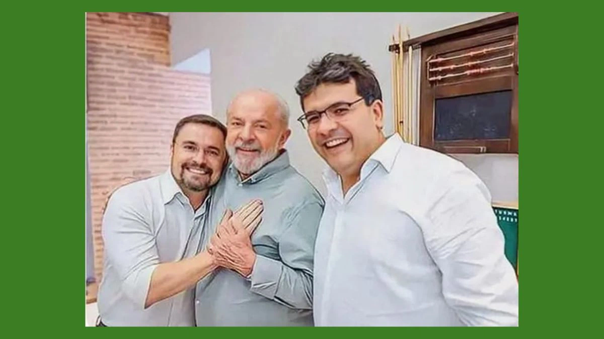 Fábio Novo, Lula e Rafael Fonteles