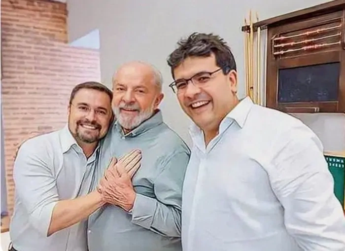 Fábio Novo, Lula e Rafael Fonteles