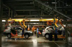 Fábrica da Peugeot, da Stellantis, em Porto Real, no Rio de Janeiro(Hudson Pontes)