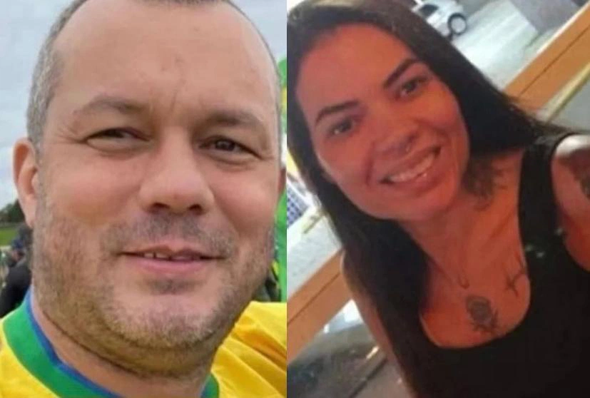 Hélio Leonardo Neto e Mônica Matias de Paulo, a vítima assassinada