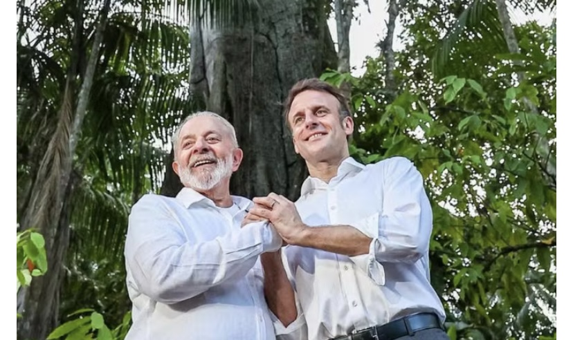 Lula e Macron anunciam 1 bilhão de euros para Amazônia