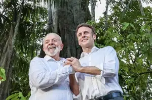 Lula e Macron(Ricardo Stuckert/ PR)