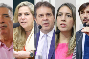 Os cincos pré-candidatos do PT em Fortaleza(Reprodução)