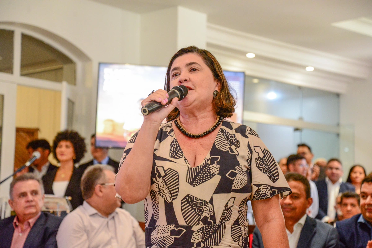 Patrícia Vasconcelos enquanto secretária de Agricultura Familiar do Governo do Piauí