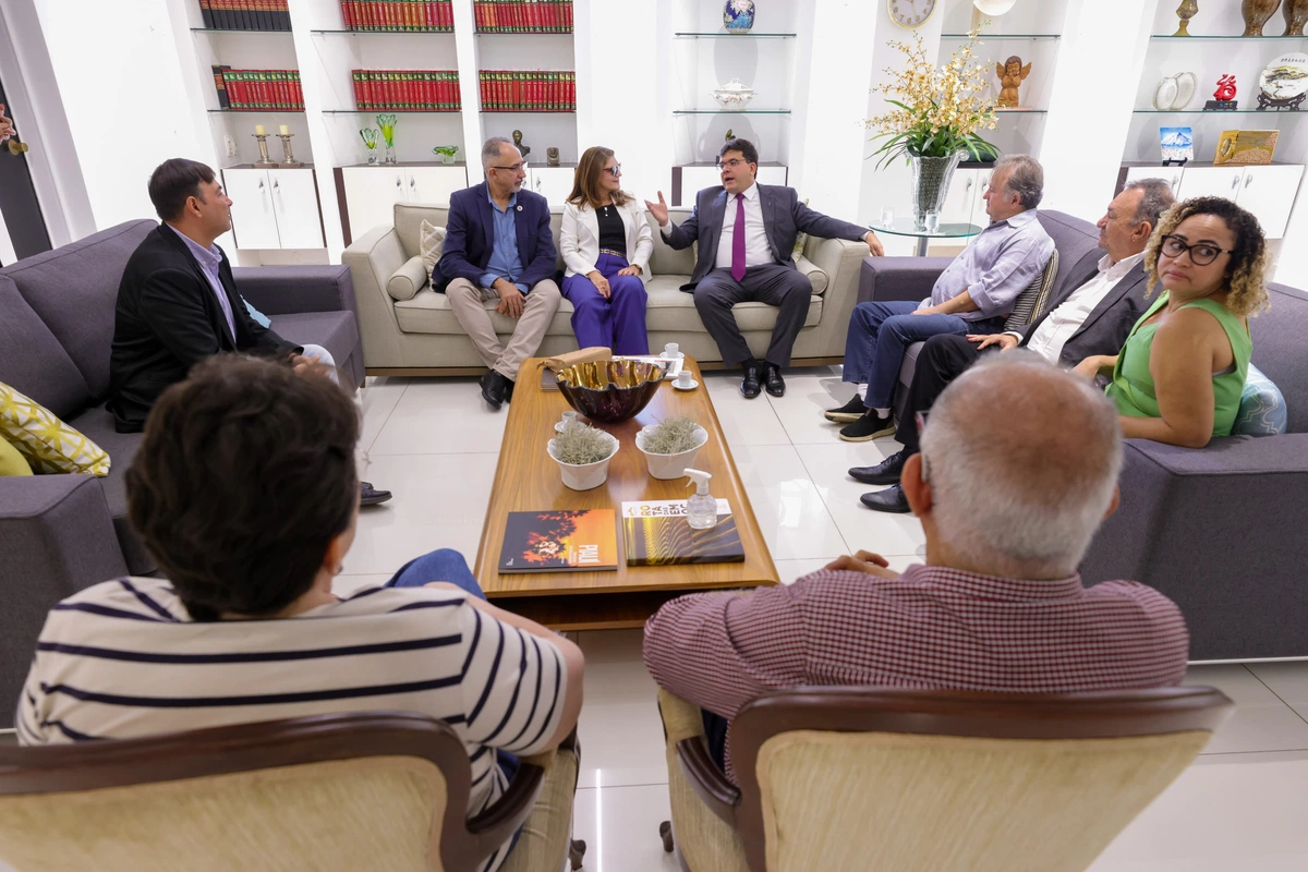 Rafael Fonteles recebe visita dos pré-candidatos à Reitoria da UFPI