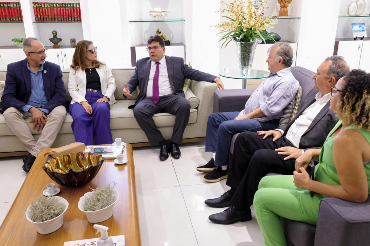 Rafael Fonteles recebe visita dos pré-candidatos à Reitoria da UFPI