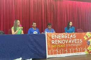 Representantes das comunidades atingidas pelo impacto das energias renováveis no Piauí(Reprodução/Aline Raquel)