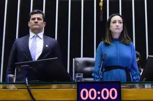 Sergio e Rosangela Moro na Câmara dos Deputados(Cleia Viana / Câmara dos Deputados)