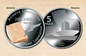 Banco Central lança moeda comemorativa de R$ 5(Reprodução)