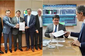 Com Haddad, Rafael assina contrato de R$ 2 bilhões em investimentos para o Piauí(Ccom)