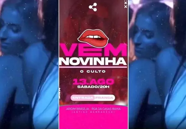 Pastor acusado de crimes sexuais realizava culto chamado “Vem Novinha”