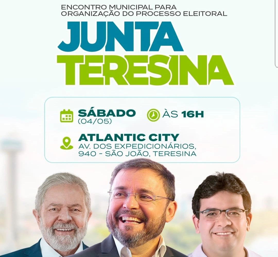 Junta Teresina acontece neste sábado (4), no Atlantic City