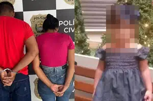 Mãe e padrasto são presos após morte de menina de 3 anos(Montagem Pensar Piauí)