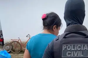 Mulher é presa por tráfico em José de Freitas(Divulgação/PC-PI)
