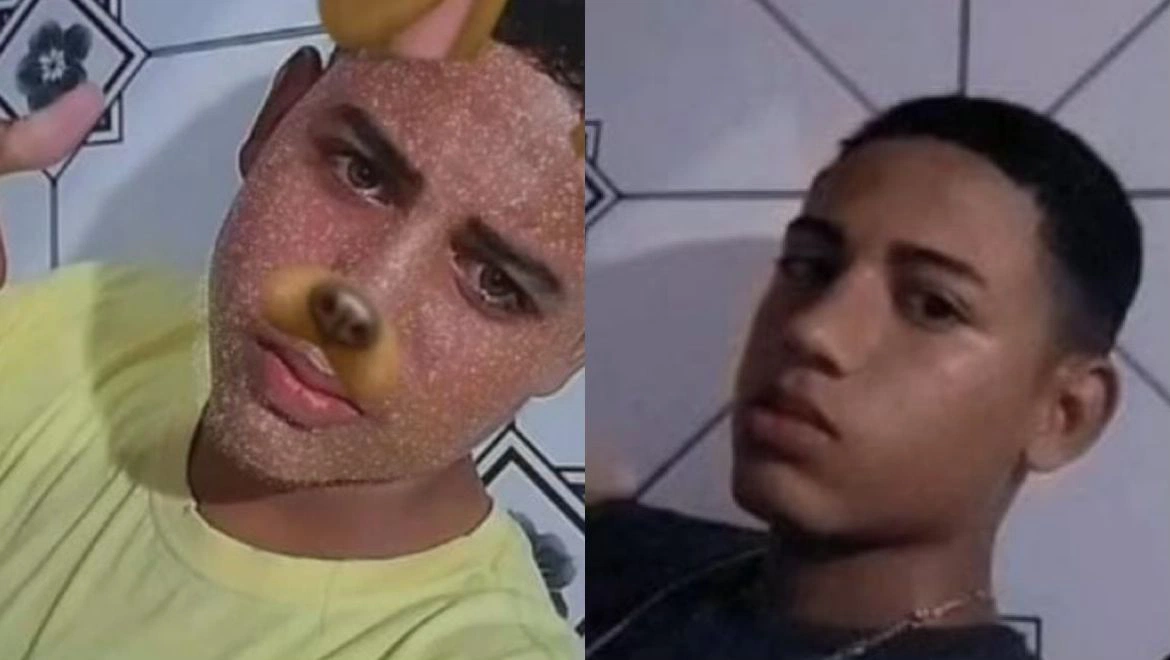 Os gêmeos Breno Lopes Ferreira e Bruno Lopes Ferreira, de 16 anos