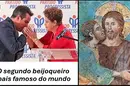 Ciro beija Dilma, Judas beija Jesus