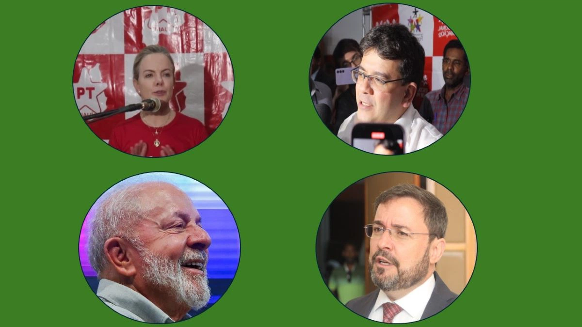 Gleisi, Rafael, Lula e Fábio Novo