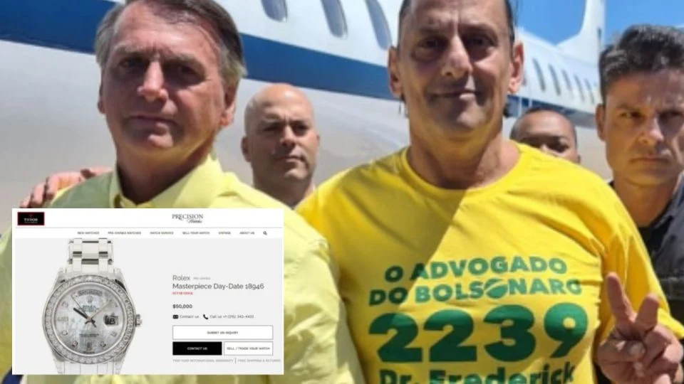 Joias furtadas por Bolsonaro: PF encontra imagens do "kit ouro branco" nos EUA