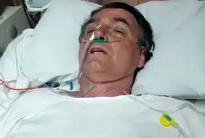 Jair Bolsonaro internado em hospital.