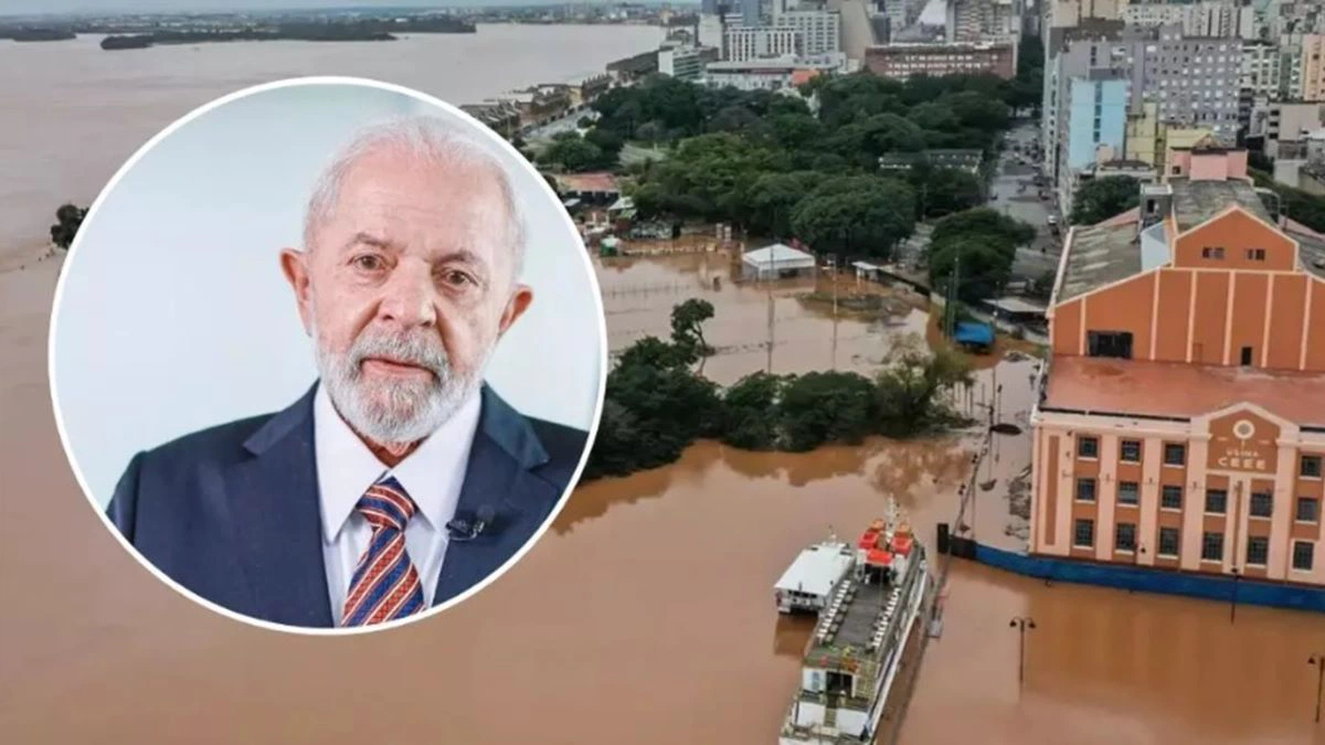 Lula e enchente no Rio Grande do Sul