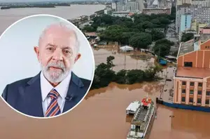 Lula e enchente no Rio Grande do Sul(Ricardo Stuckert/PR | Gilvan Rocha/Agência Brasil))