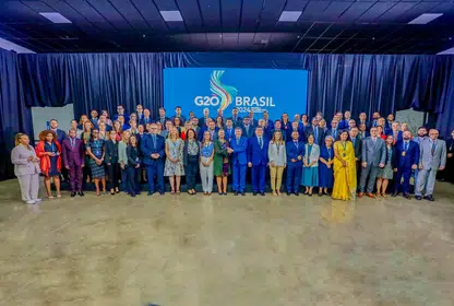 Membros e convidados do G20