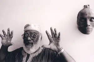 Professor e mestre Abdias Nascimento, o guardião da cultura negro-africana no Brasil e autor de "O Quilombismo"(Luiz Paulo Lima)