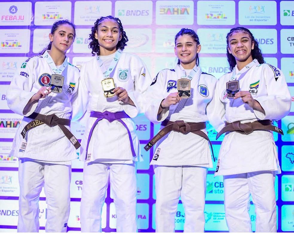 Com apoio do Governo do Estado, judoca Yasmin Carvalho conquista medalha de bronze no Campeonato Brasileiro Cadete