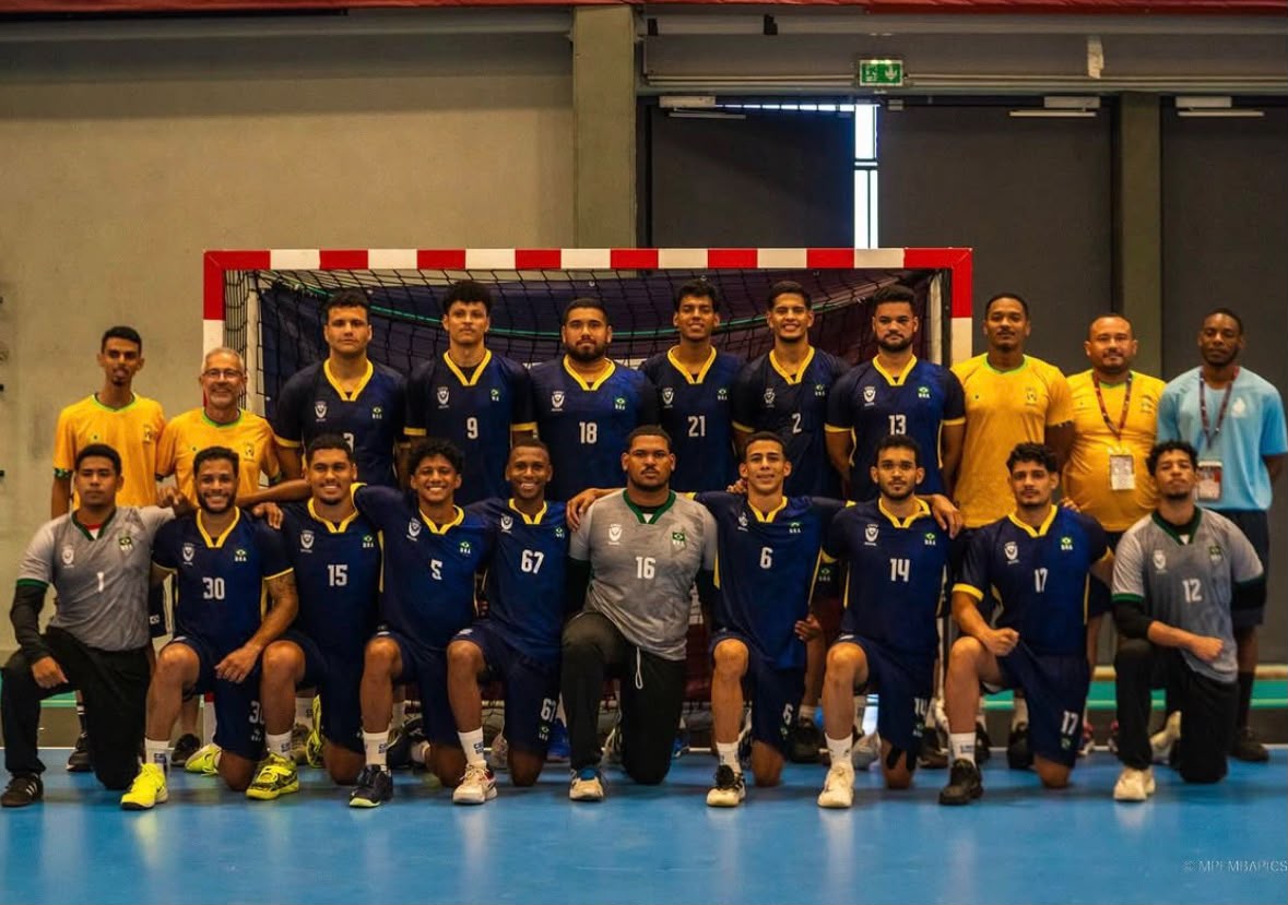 Com equipe piauiense, Brasil conquista a prata no Mundial Universitário de Handebol realizado na França