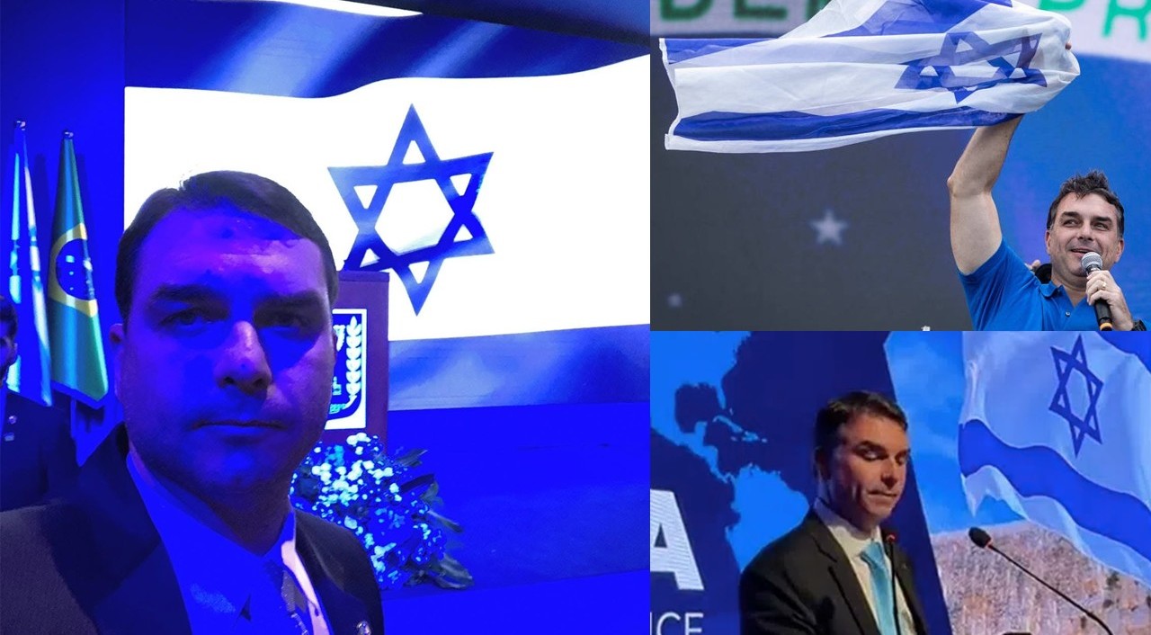 O ENTREGUISTA: Após prometer submissão a Trump, Flávio Bolsonaro diz que Brasil vai se “alinhar” a Israel