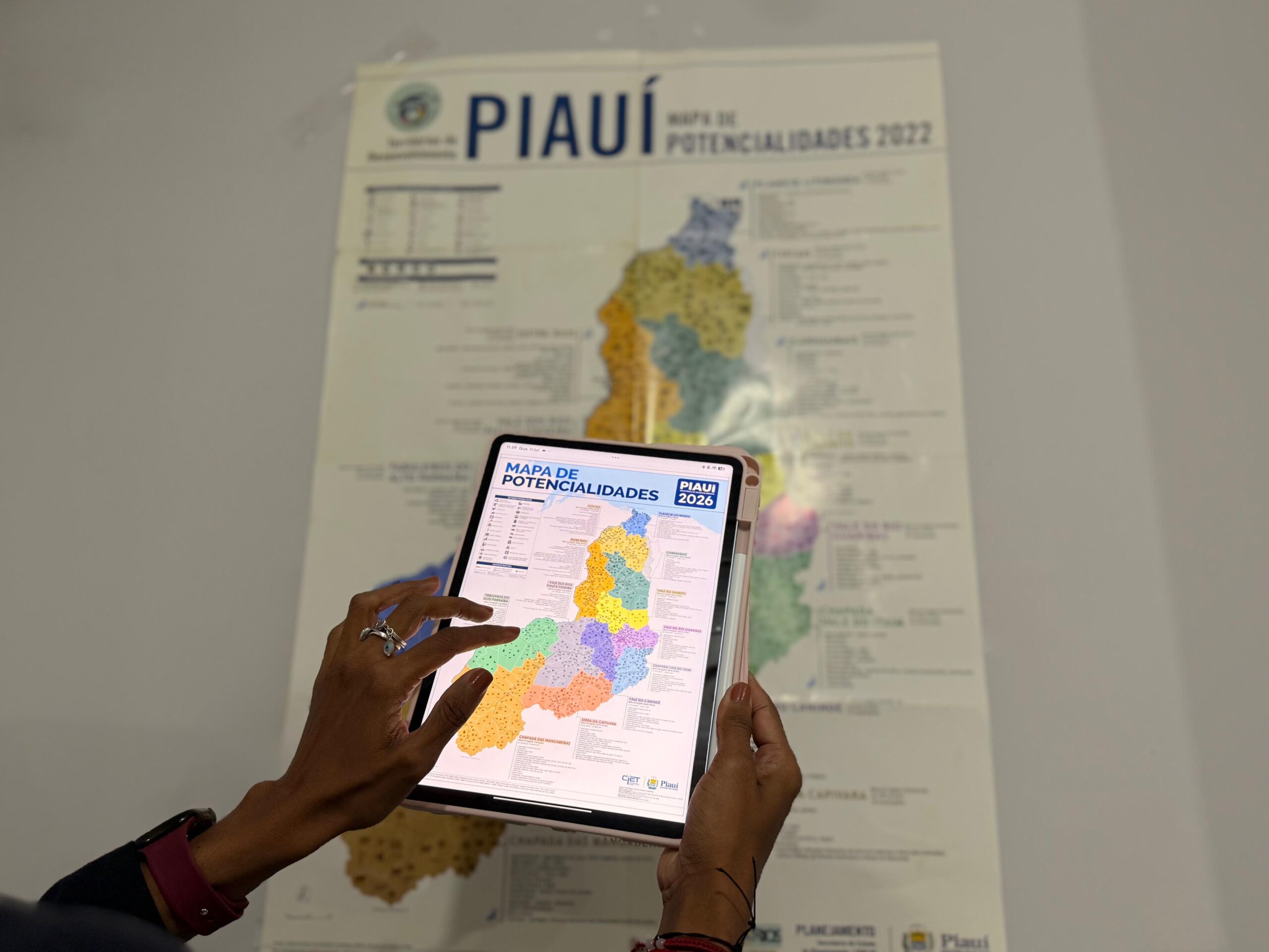 Seplan atualiza Mapa de Potencialidades Econômicas para orientar investimentos e identificar vocações dos municípios piauienses