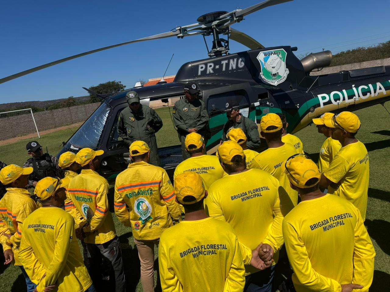 Semarh qualifica 176 brigadistas em Bertolínia e reforça combate a incêndios no sul do Piauí