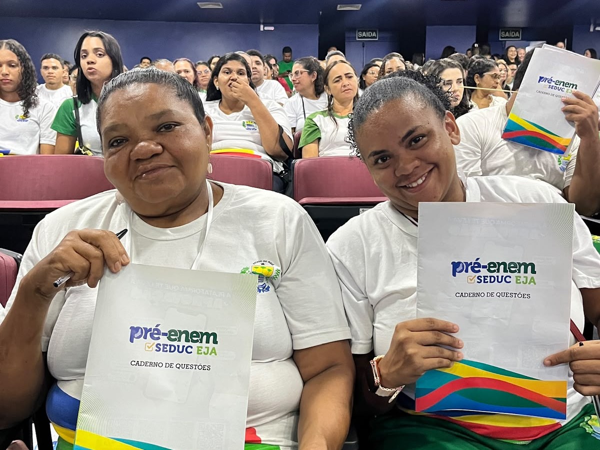 Seduc reúne mil estudantes da Educação de Jovens e Adultos (EJA) em revisão para o Enem 2026