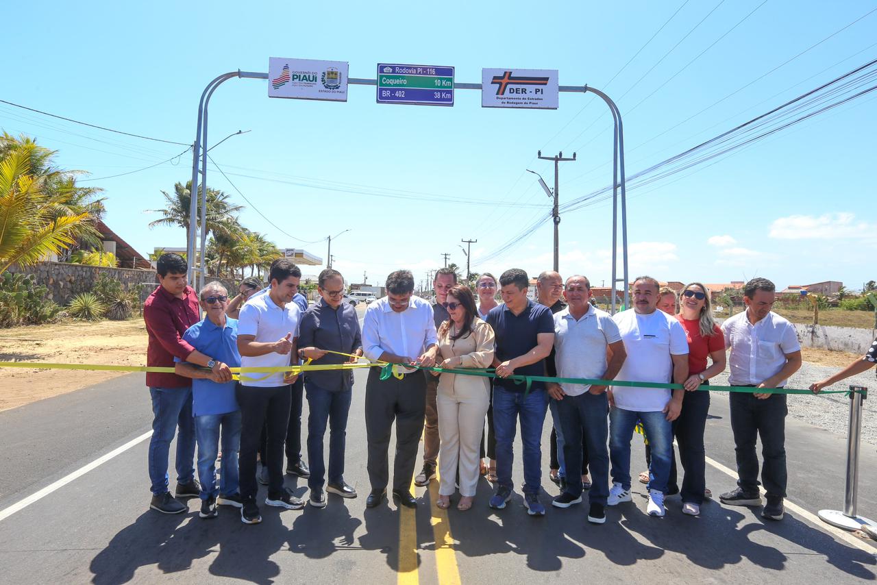 Escola do Mar, Porto Piauí e recuperação de estradas: Governo do Estado tem mais de 60 obras em Luís Correia