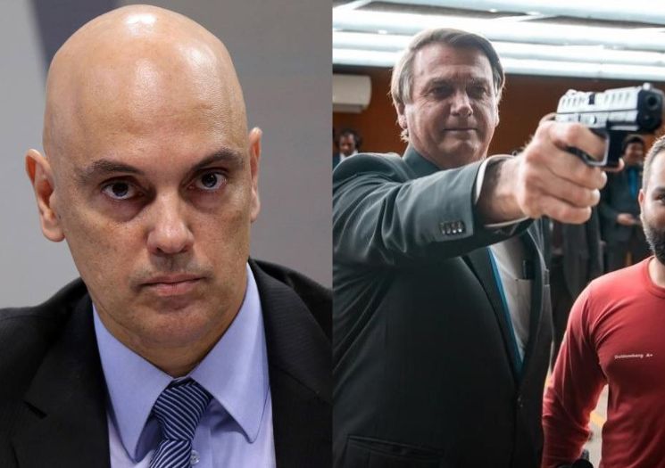 Moraes revoga registro de CAC e determina apreensão de arsenal de Bolsonaro