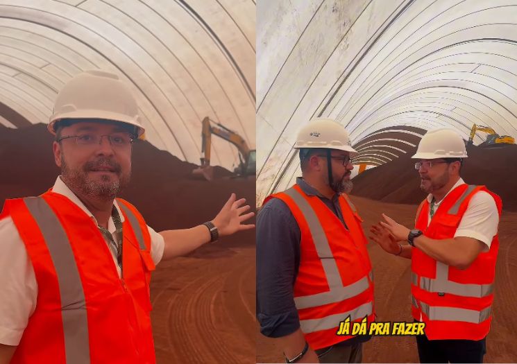 Fábio Novo acompanha exportação de minério em Luís Correia