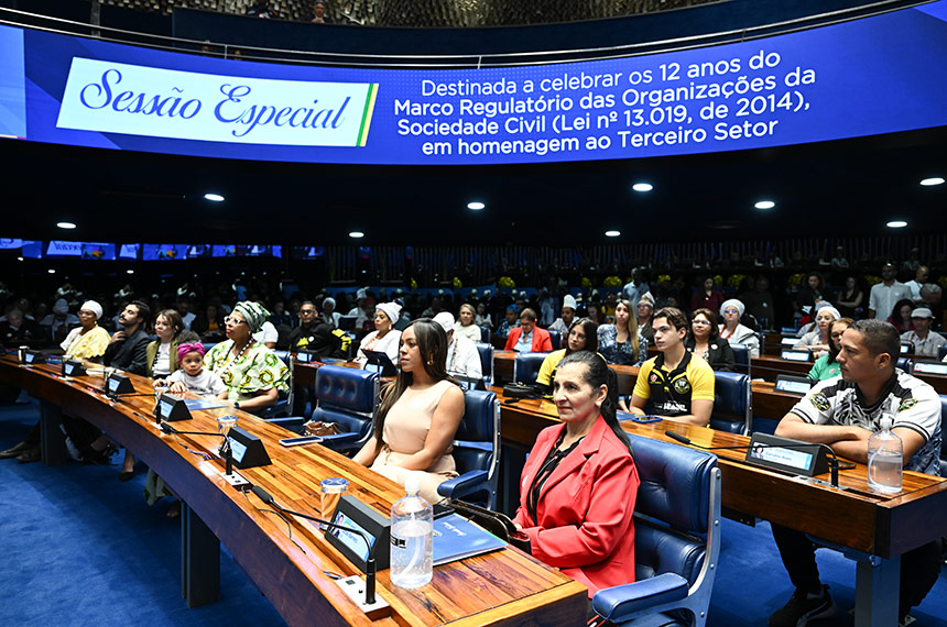 Senado celebra os 12 anos do Marco Regulatório das Organizações da Sociedade Civil