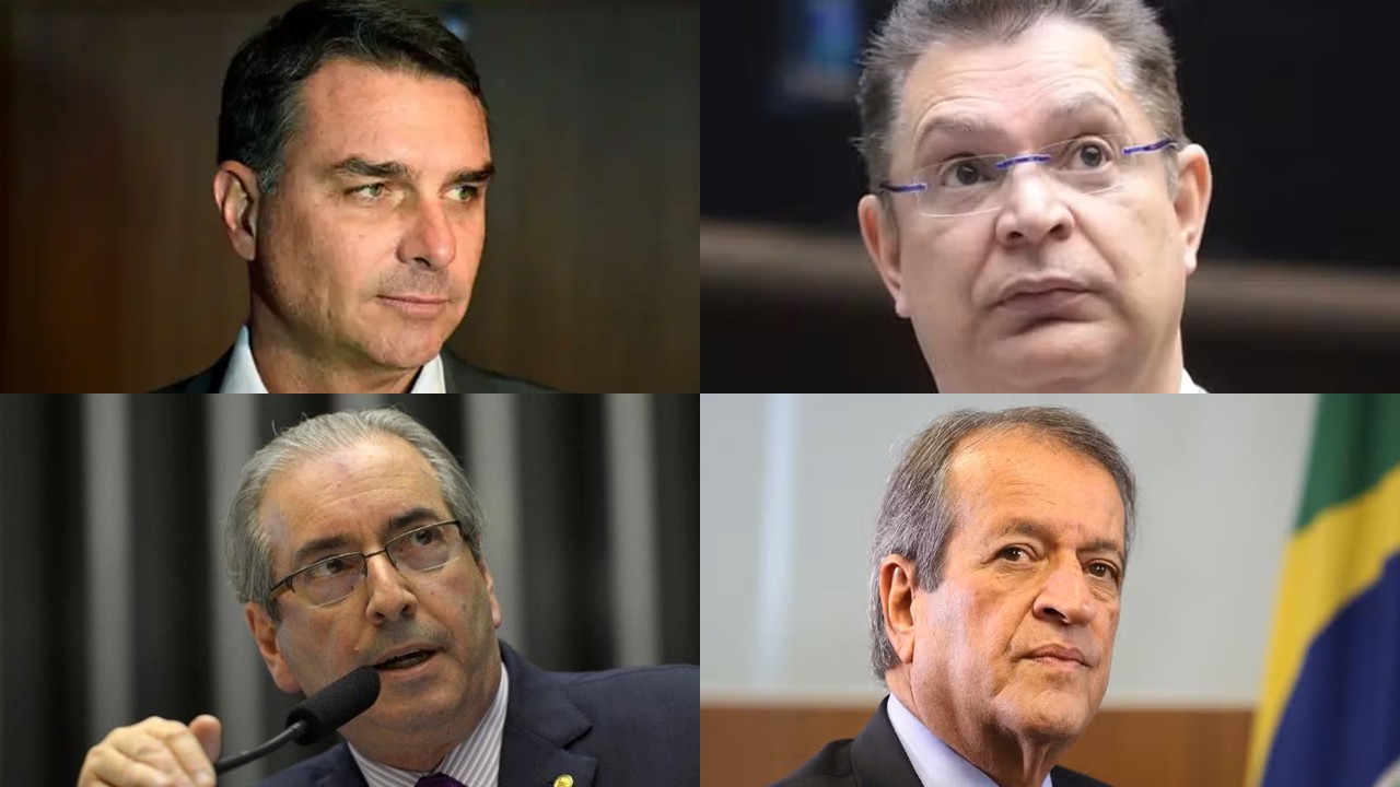 Flávio, Valdemar, Sóstenes e Eduardo Cunha podem ter passaportes apreendidos por risco de fuga