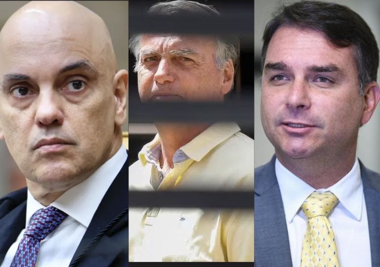 Moraes suspende visitas de Flávio a Jair Bolsonaro