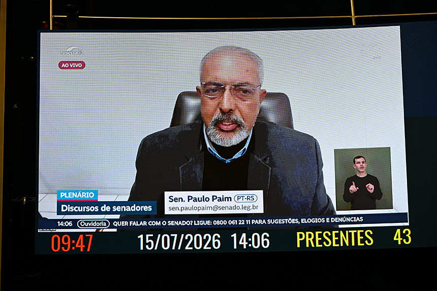 Fim da 6x1 permitirá 'trabalhar melhor para produzir mais', diz Paulo Paim