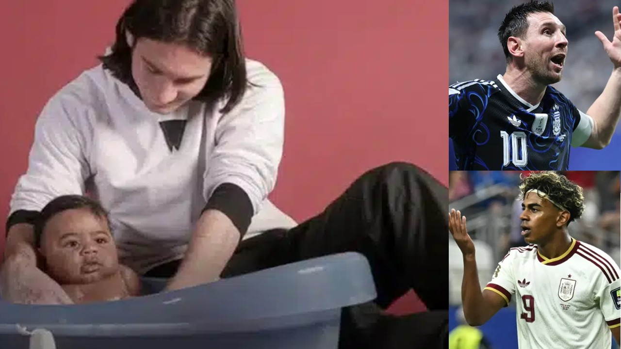 De um banho de bebê à final da Copa: a história incrível que liga Messi e Yamal