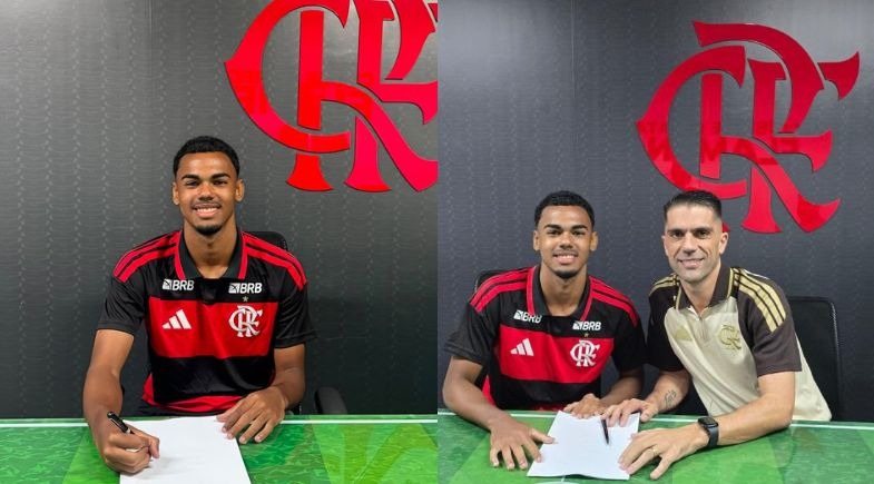 Piauiense assina primeiro contrato profissional com Flamengo