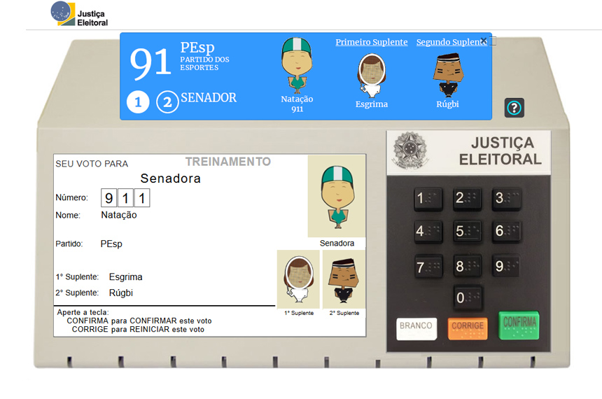 Entenda por que o voto para senador inclui mais dois nomes