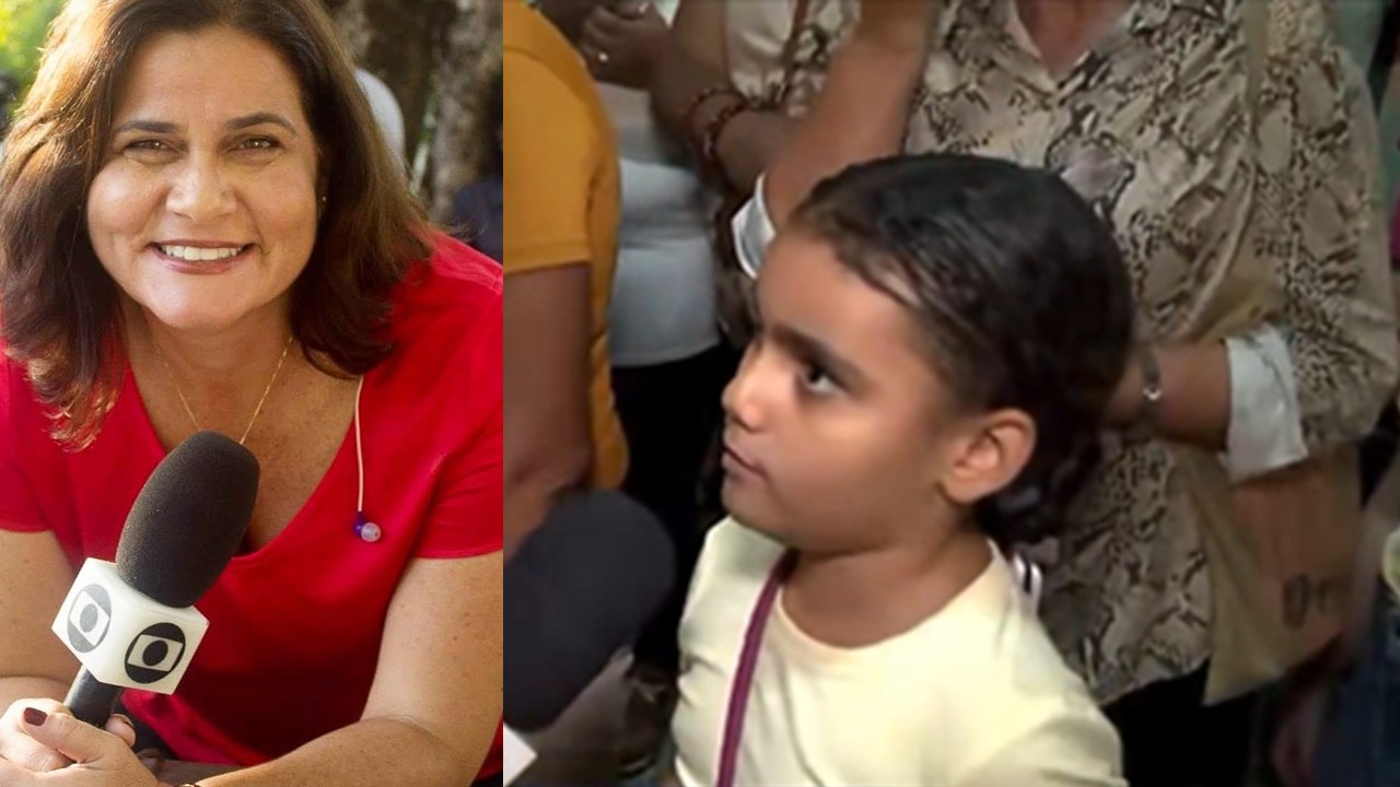A menina, a repórter e as emoções de uma entrevista