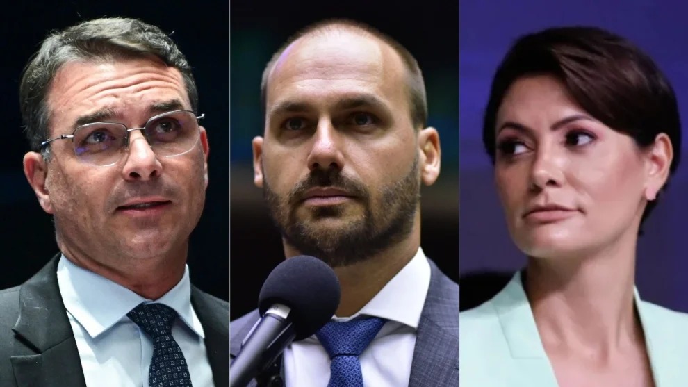 Imaturidade de Michelle amplia crise familiar no PL, diz Eduardo