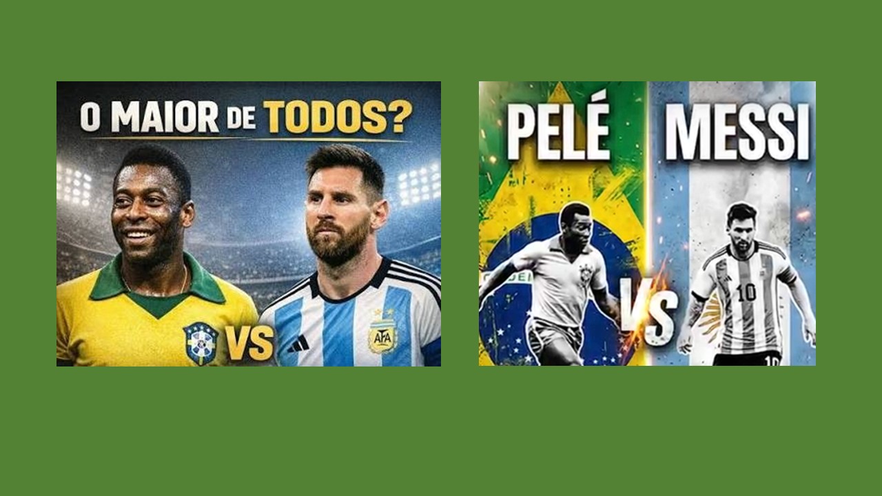 Messi ou Pelé, quem é o maior? Um argentino responde!