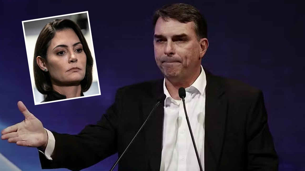 Flávio Bolsonaro pode desistir da candidatura, e Michelle não vai à convenção do PL